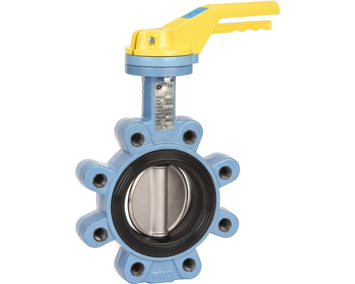 Ductile iron butterfly valve 1181 Lug NF Gas DN40
